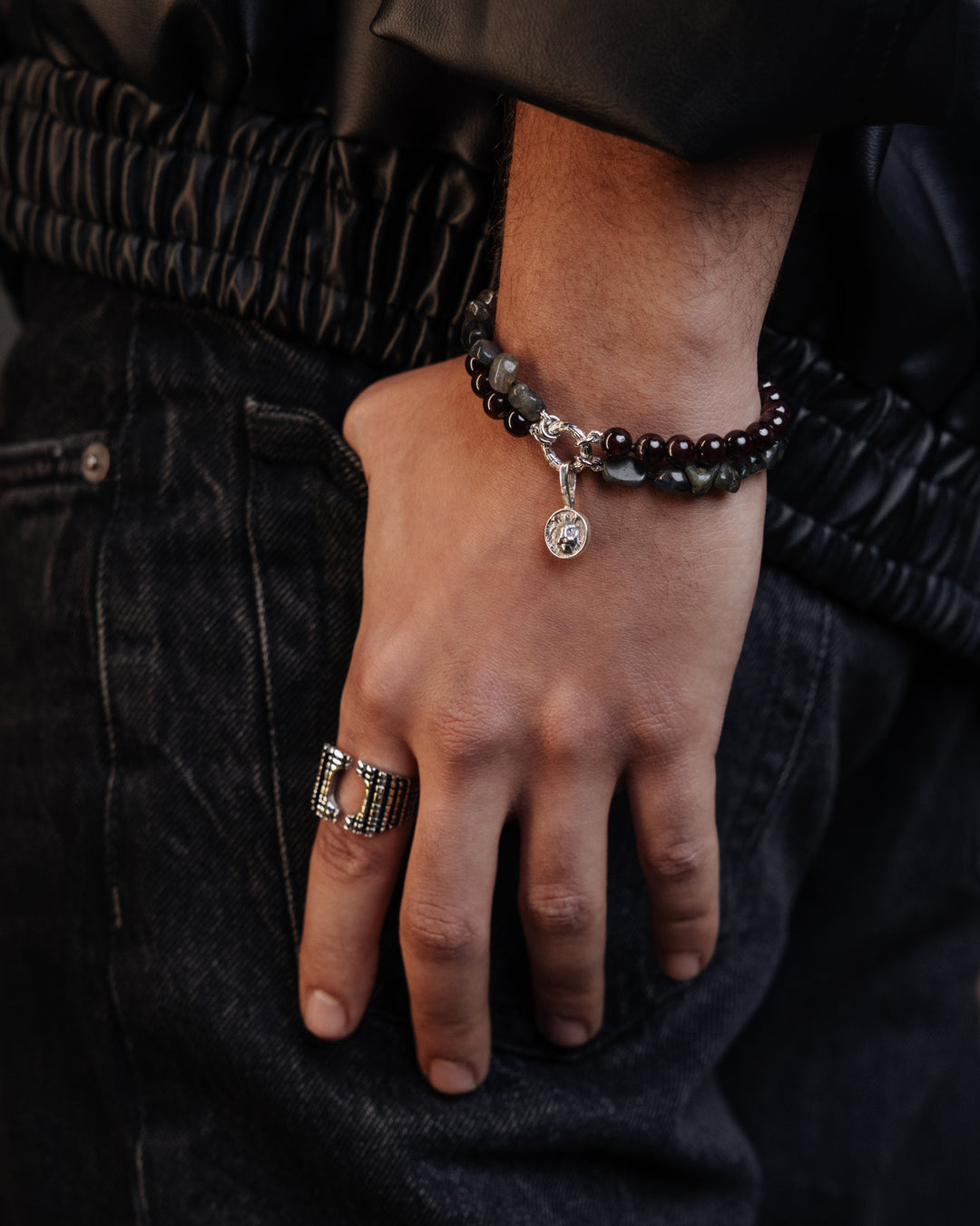 Lionheart Dual Stone Bracelet
