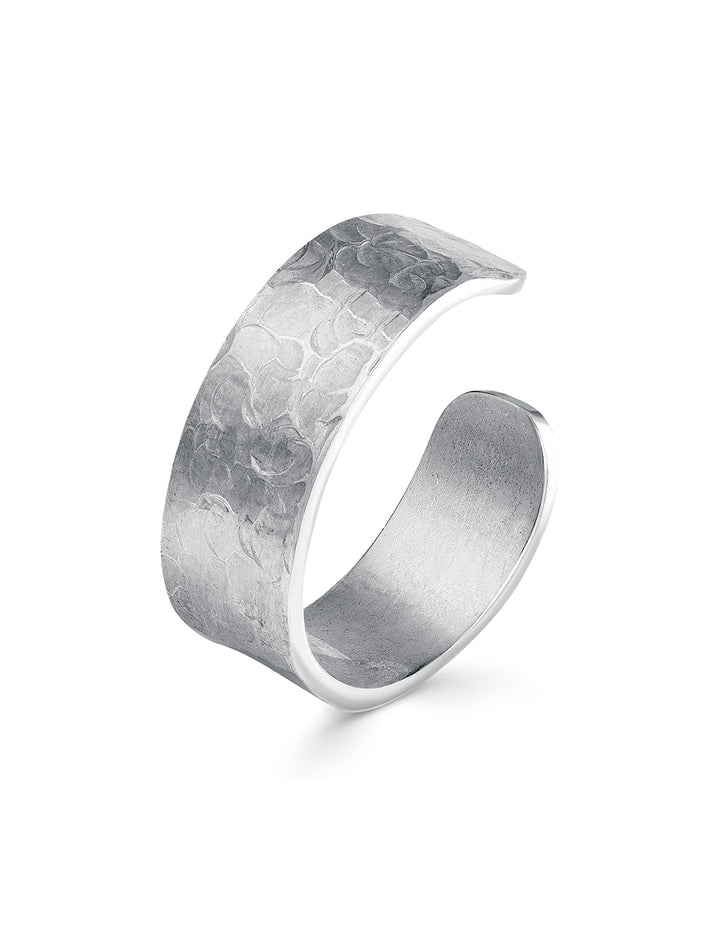 Platinum Plated Free Size Ring Sterling Silver 925K